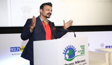 Mr Vivek Oberoi at the video launch of Feed the Future Now