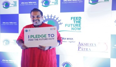 Mr Shankar Mahadevan pledges to feed the future